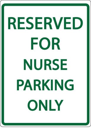 Eco Parking Sign, 18X12, EGP