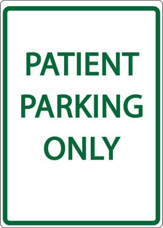 Eco Parking Sign, 18X12, EGP