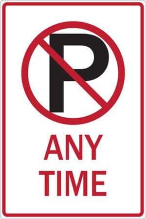 ZING Eco Parking Sign, 18X12, EGP