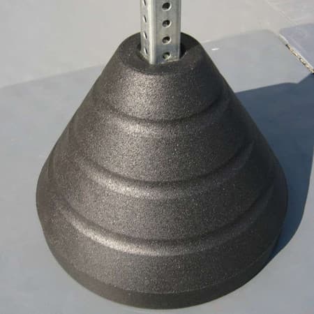 signpost with base weight