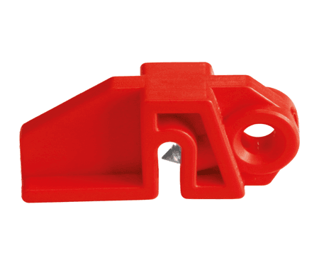 Fuse Holder Lockout Device, Red