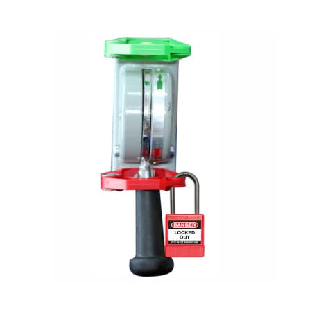Power Handle Lockout in use