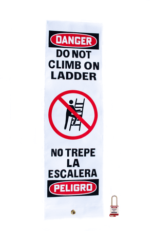 Do Not Climb on Ladder cover