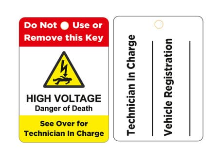 Electric Hybrid Vehicle Keys tag