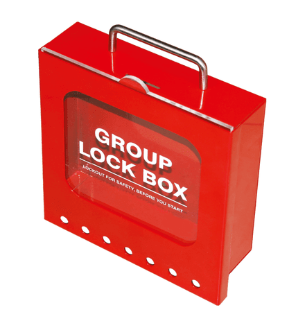 Group Lockout Box Sliding Front