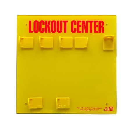 RecycLockout Lockout Station, 3 Padlock, Unstocked