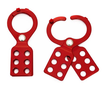 Lockout Hasp, Recycled Steel Hasp with Tabs