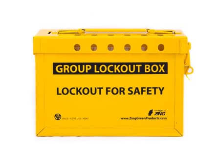 RecycLockout Group Lockout Box (Yellow)