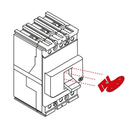 Breaker Lockout - ABB Tmax T1-T2-T3 MCCB (Molded Case Circuit Breaker)