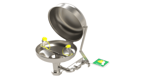 51124451 Covered Eyewash Station Stainless Steel