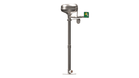 Pedestal Eyewash Stainless Steel Covered 91221202