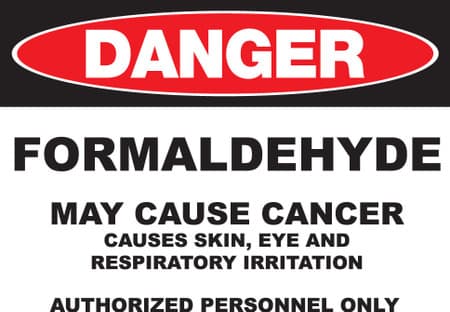 DANGER Formaldehyde