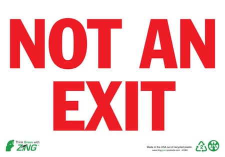 NOT AN EXIT
