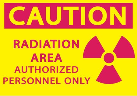 CAUTION RADIATION AREA AUTHORIZED PERSONNEL ONLY