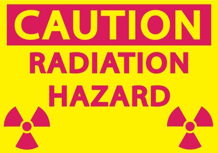 CAUTION RADIATION HAZARD