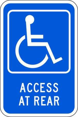 Handicap Symbol Access at Rear