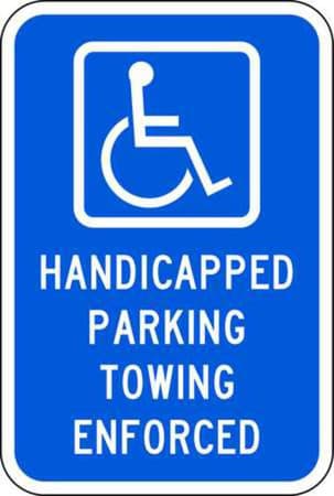 Handicapped Parking Towing Enforced