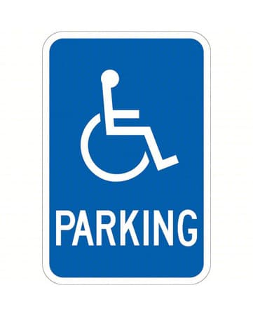 2351 Handicapped Parking Sign