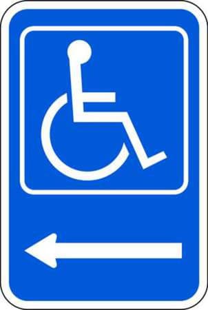 Handicapped Symbol Left Arrow
