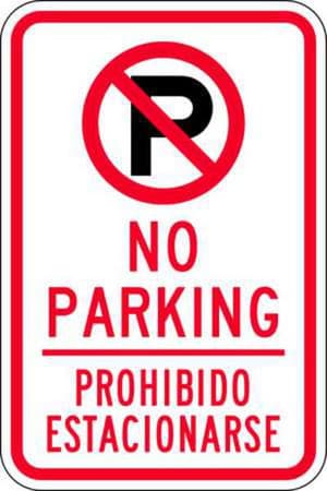 No Parking/Prohibido Estacionarse