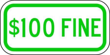 $100 Fine