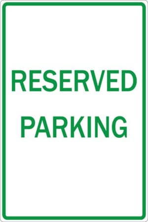Reserved Parking