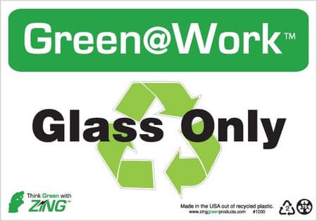 Glass Only, Recycle Symbol