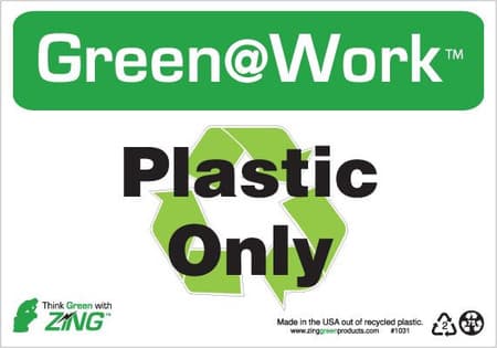Plastic Only, Recycle Symbol