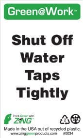 Shut Off Water Taps Tightly