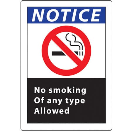 No Smoking Sign