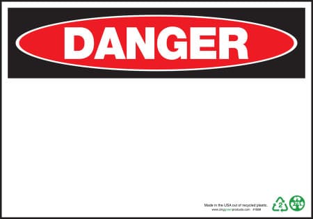 Danger Sign, Blank