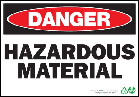 Danger Hazardous Material