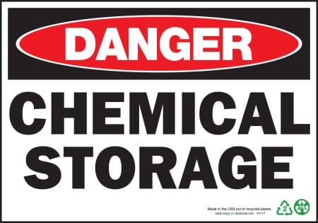 Danger Chemical Storage