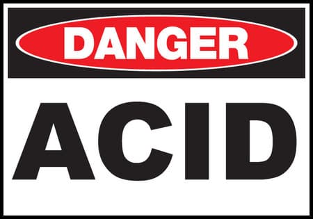 Danger Acid - Sign