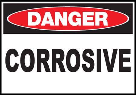 Danger Corrosive - Sign