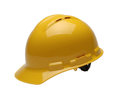 Vented Yellow Hard Hat