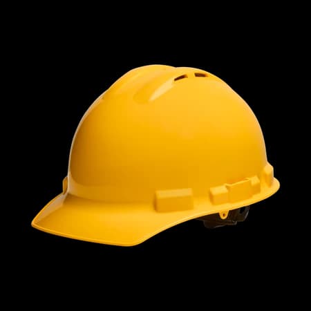 Cap Style, Type I Vented Hard Hats - Z-Force 30-C100V - Left yellow