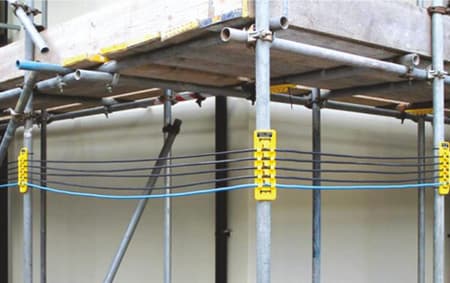 Safety Cable Wire Manager/Hanger, 10 PK Yellow 7707-YW