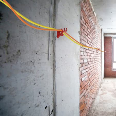 Wall Wire Manager Red 7711-RD