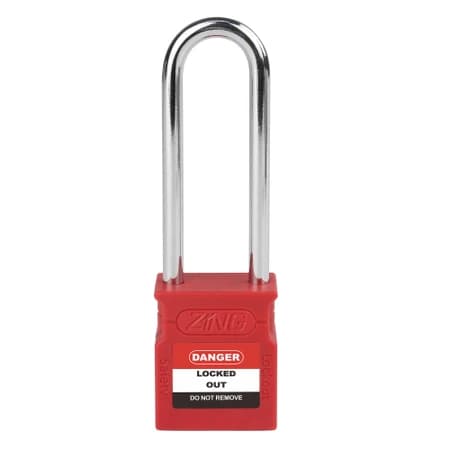 210 Series Safety Lockout Padlock, 3" Shackle Keyed Alike