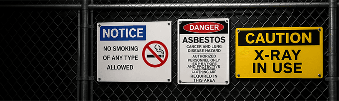 Danger, Caution, Notice